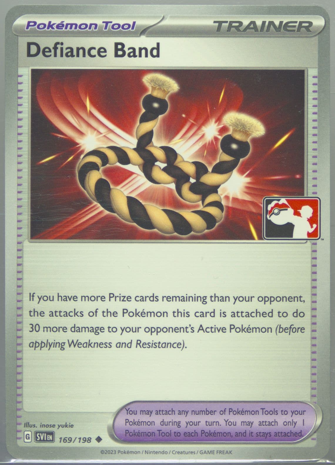 Defiance Band (169) 2023-2024 Pokemon Play! Pokemon Prize Pack