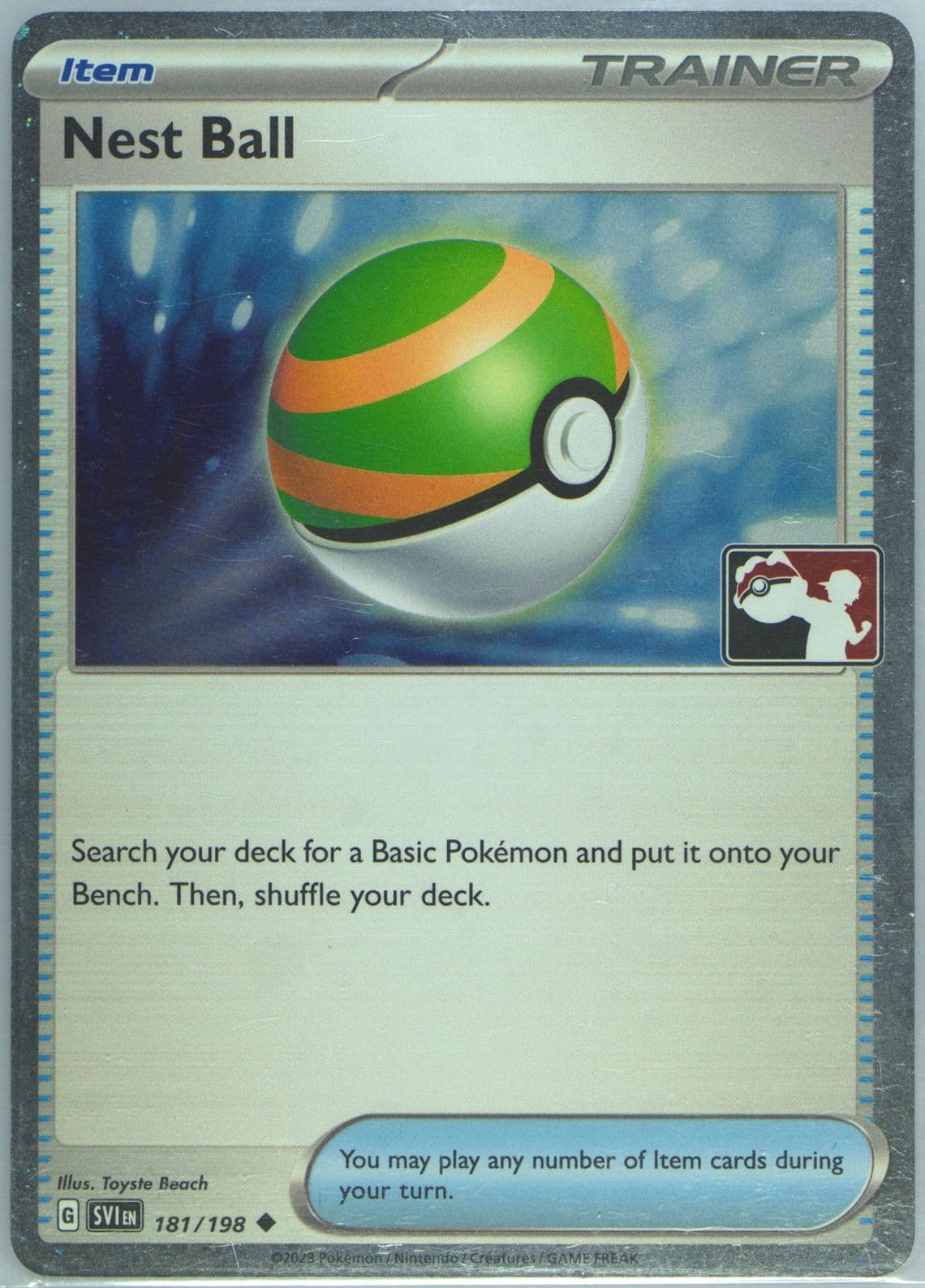 Nest Ball Holo (181) 2023-2024 Pokemon Play! Pokemon Prize Pack