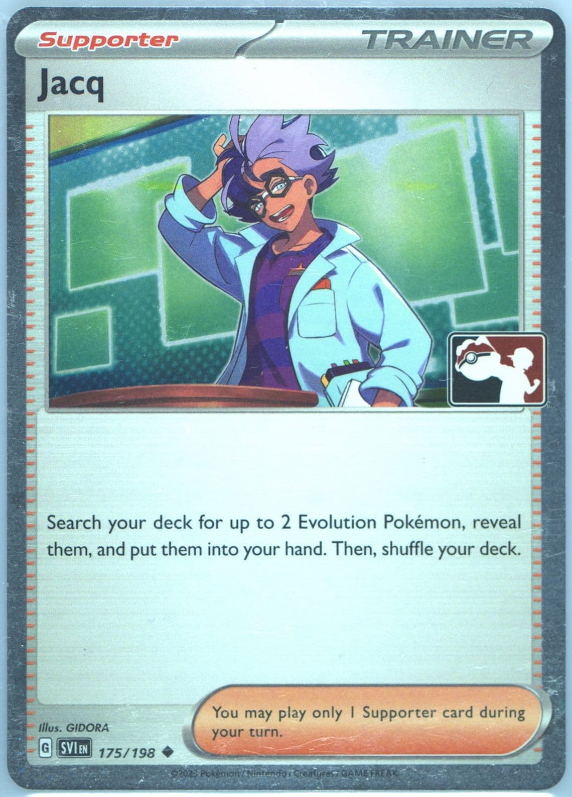 Jacq (175) 2023-2024 Pokemon Play! Pokemon Prize Pack