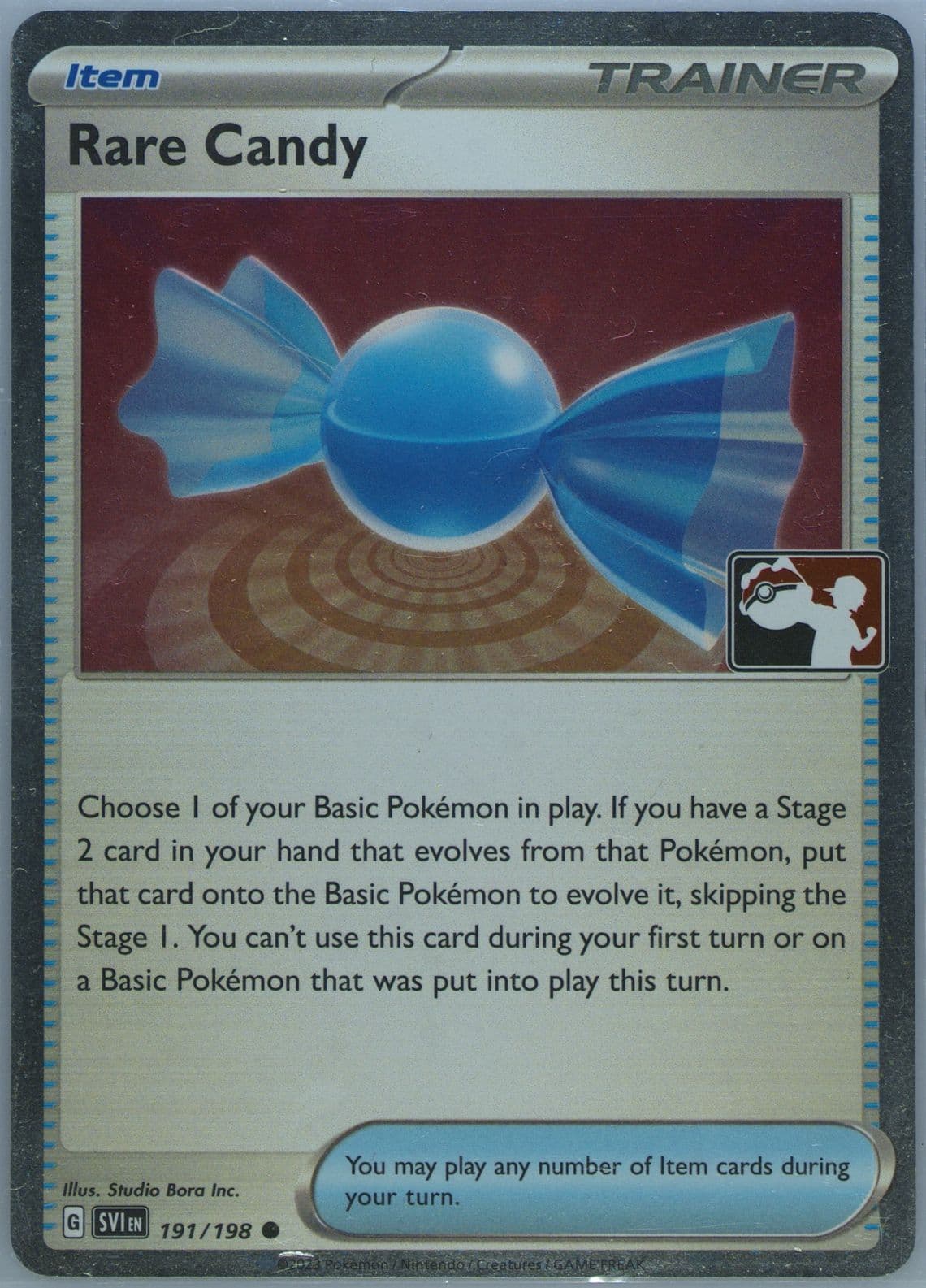 Rare Candy (191) 2023-2024 Pokemon Play! Pokemon Prize Pack