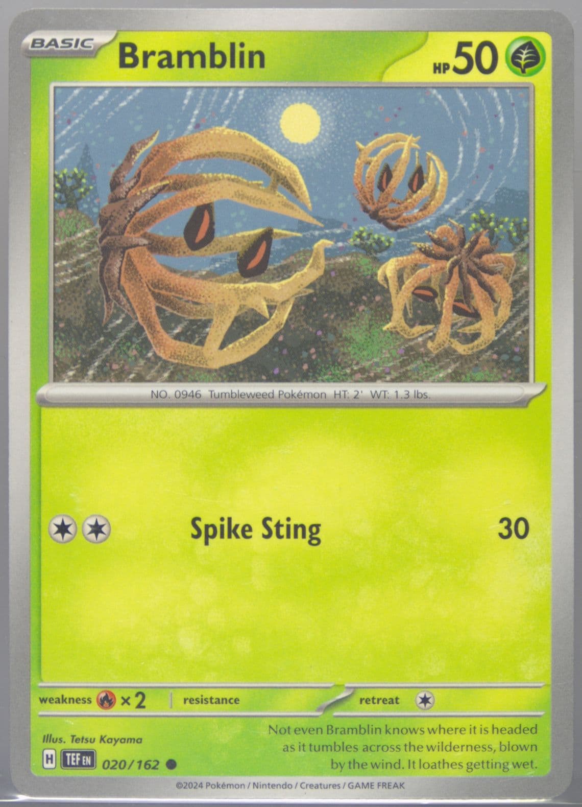 Bramblin (020) 2024 Pokemon Tef EN-Temporal Forces