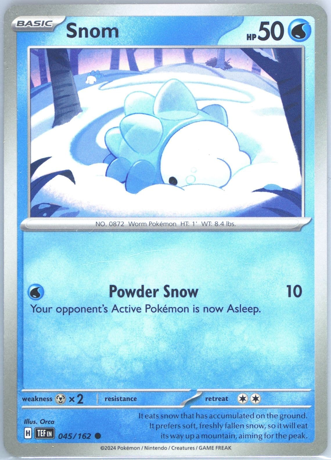 Snom (045) 2024 Pokemon Tef EN-Temporal Forces