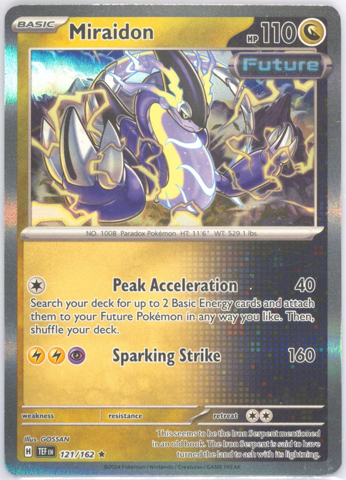Miraidon (121) 2024 Pokemon Tef EN-Temporal Forces