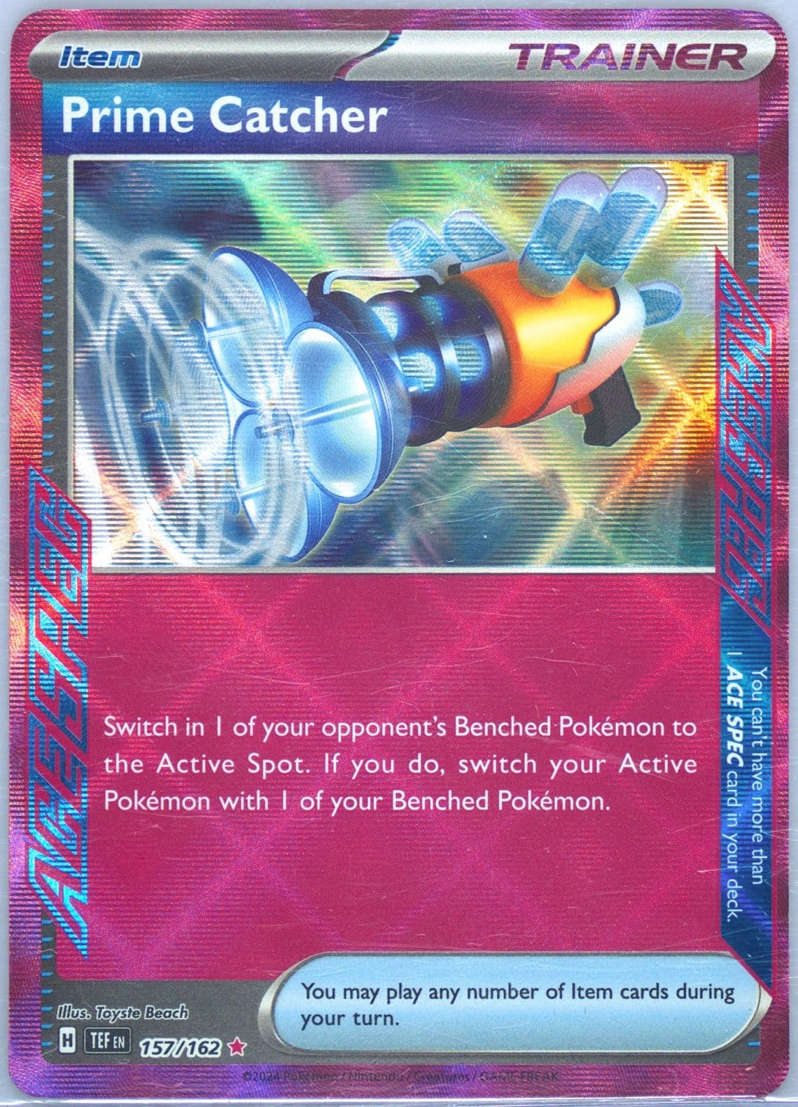 Prime Catcher (157) 2024 Pokemon Tef EN-Temporal Forces