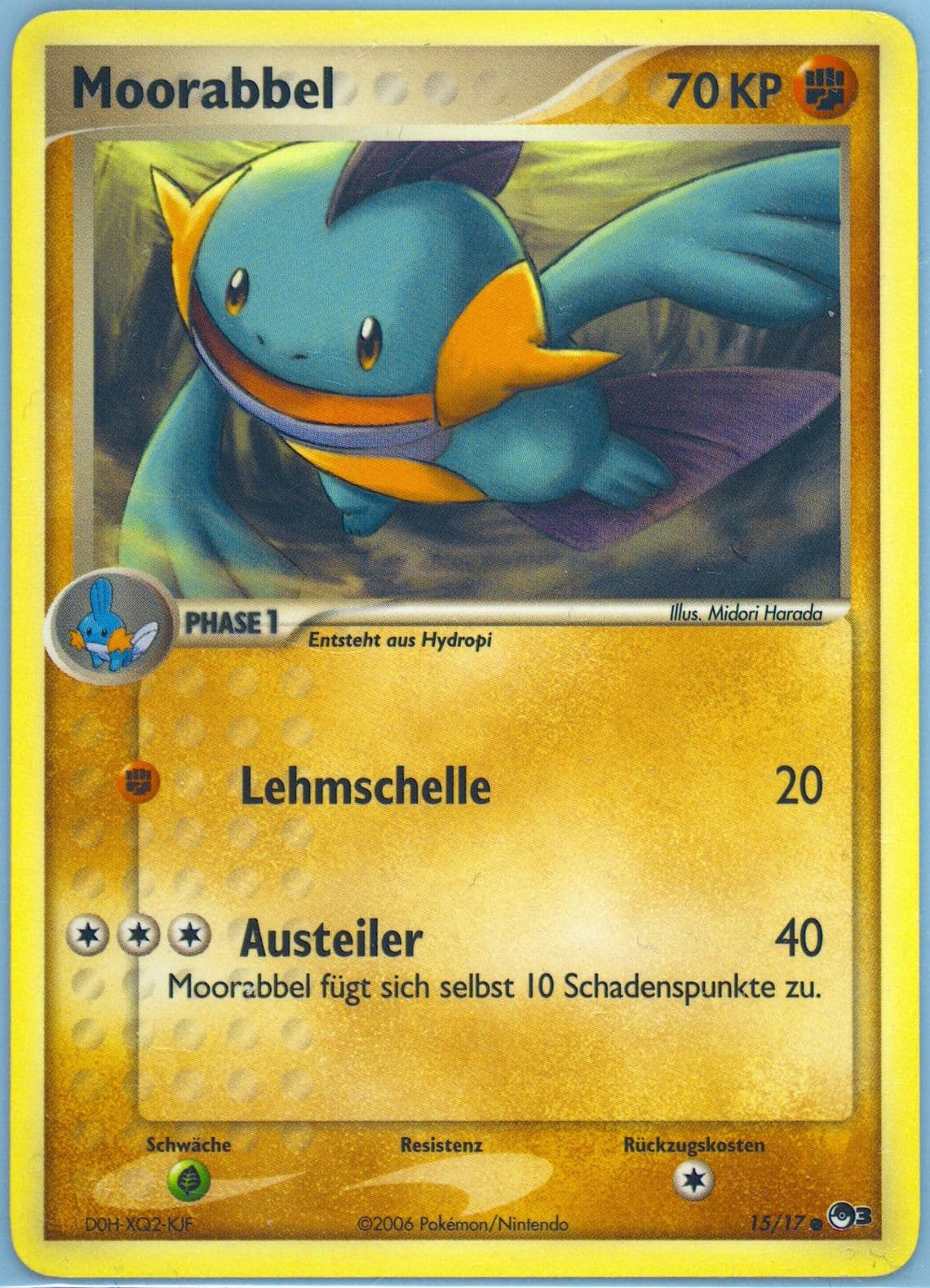 Moorabbel German (15) 2006 Pokemon Pop Series 3