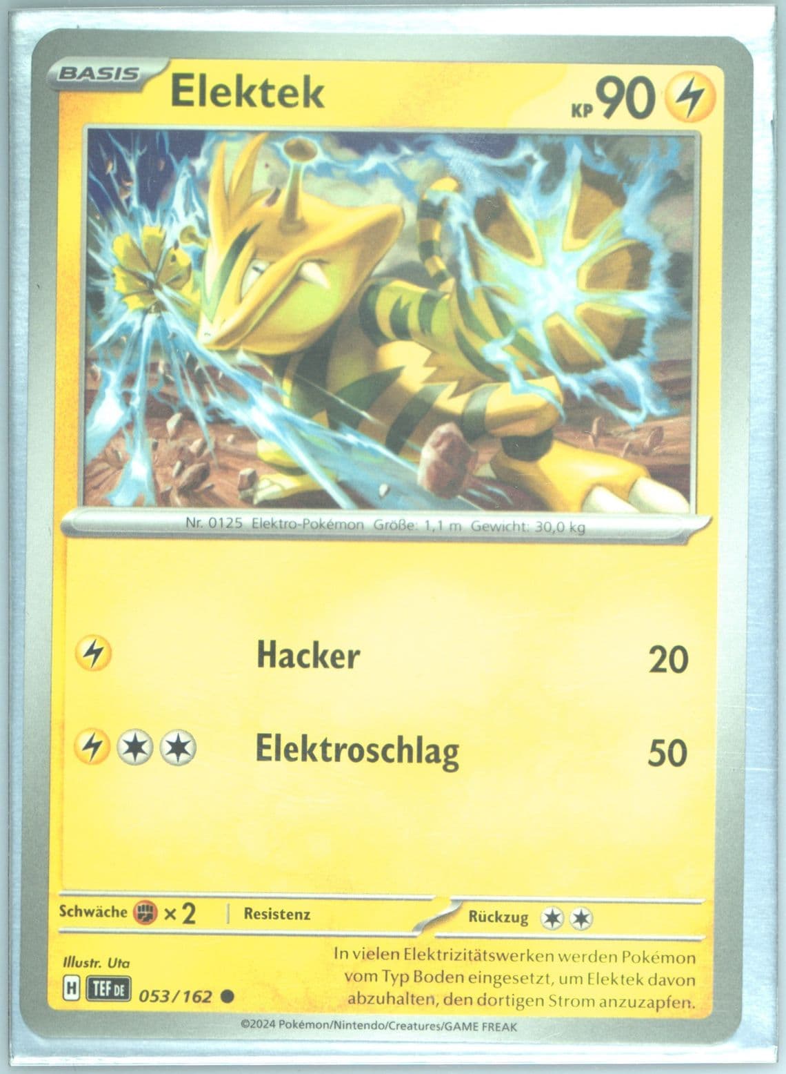 Electabuzz (053) 2024 Pokemon German Tef de-Temporal Forces