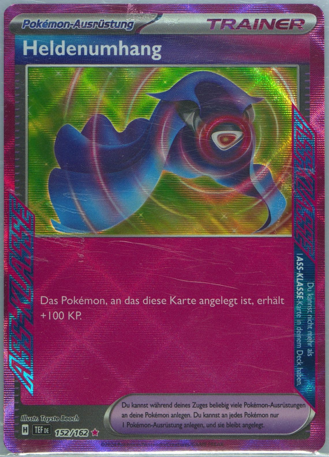 Hero's Cape (152) 2024 Pokemon German Tef de-Temporal Forces