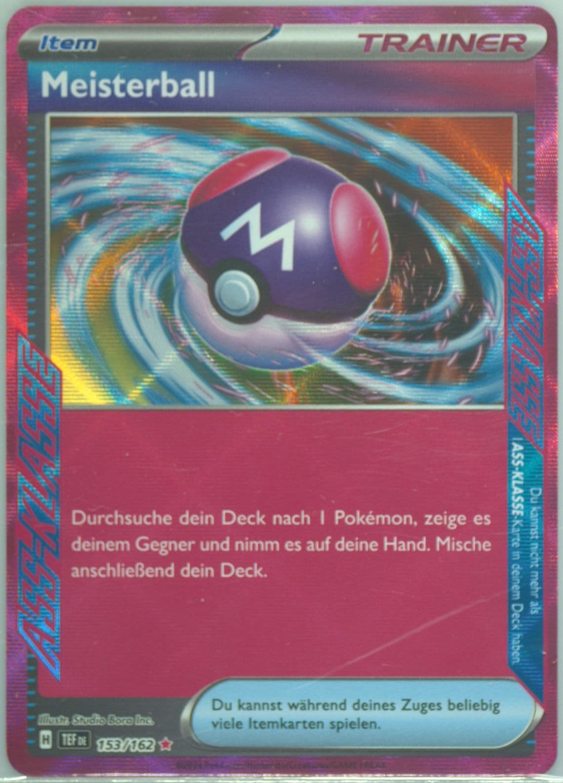 Master Ball (153) 2024 Pokemon German Tef de-Temporal Forces