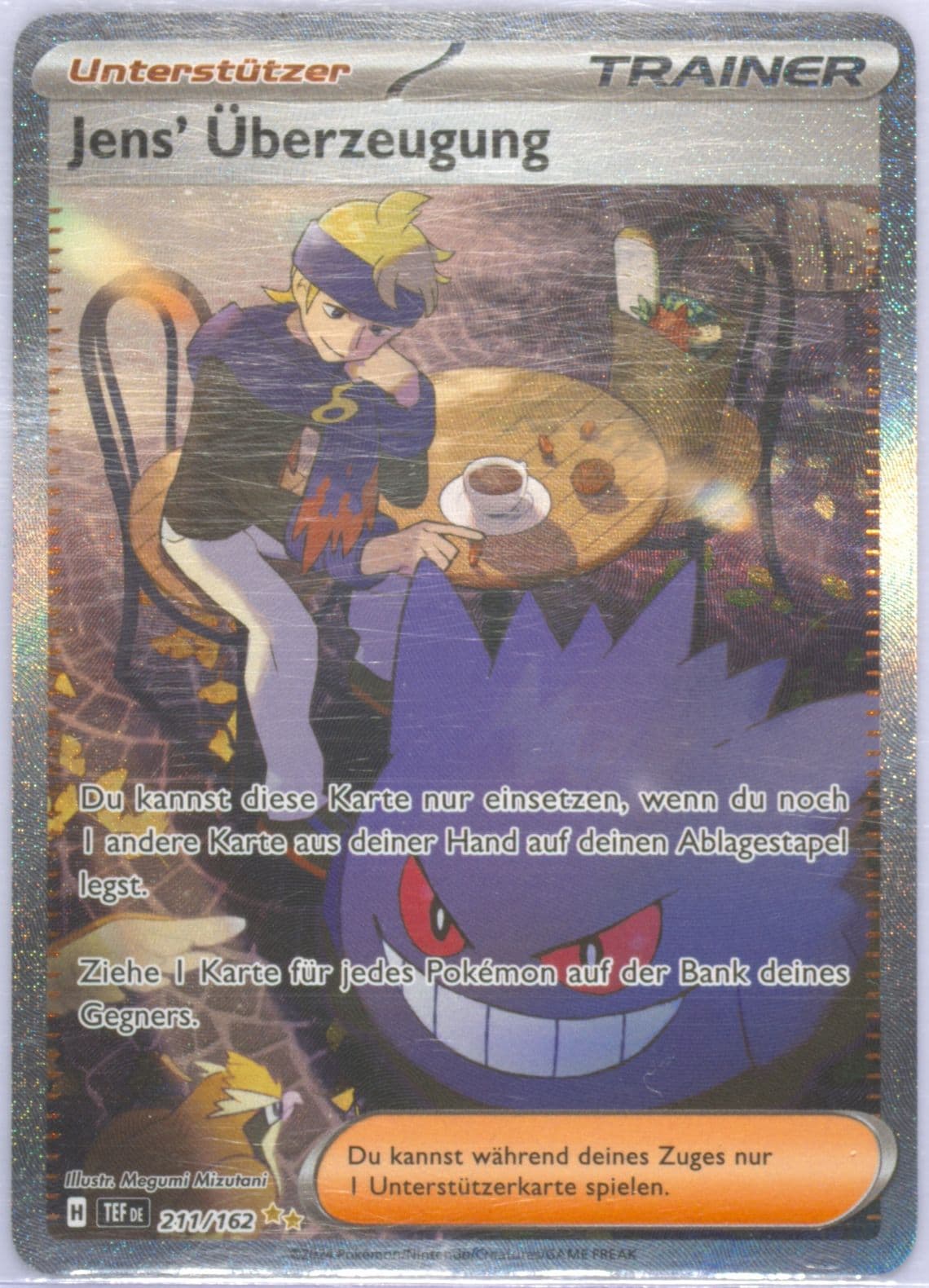 Morty's Conviction Special Illustration Rare (211) 2024 Pokemon German Tef de-Temporal Forces