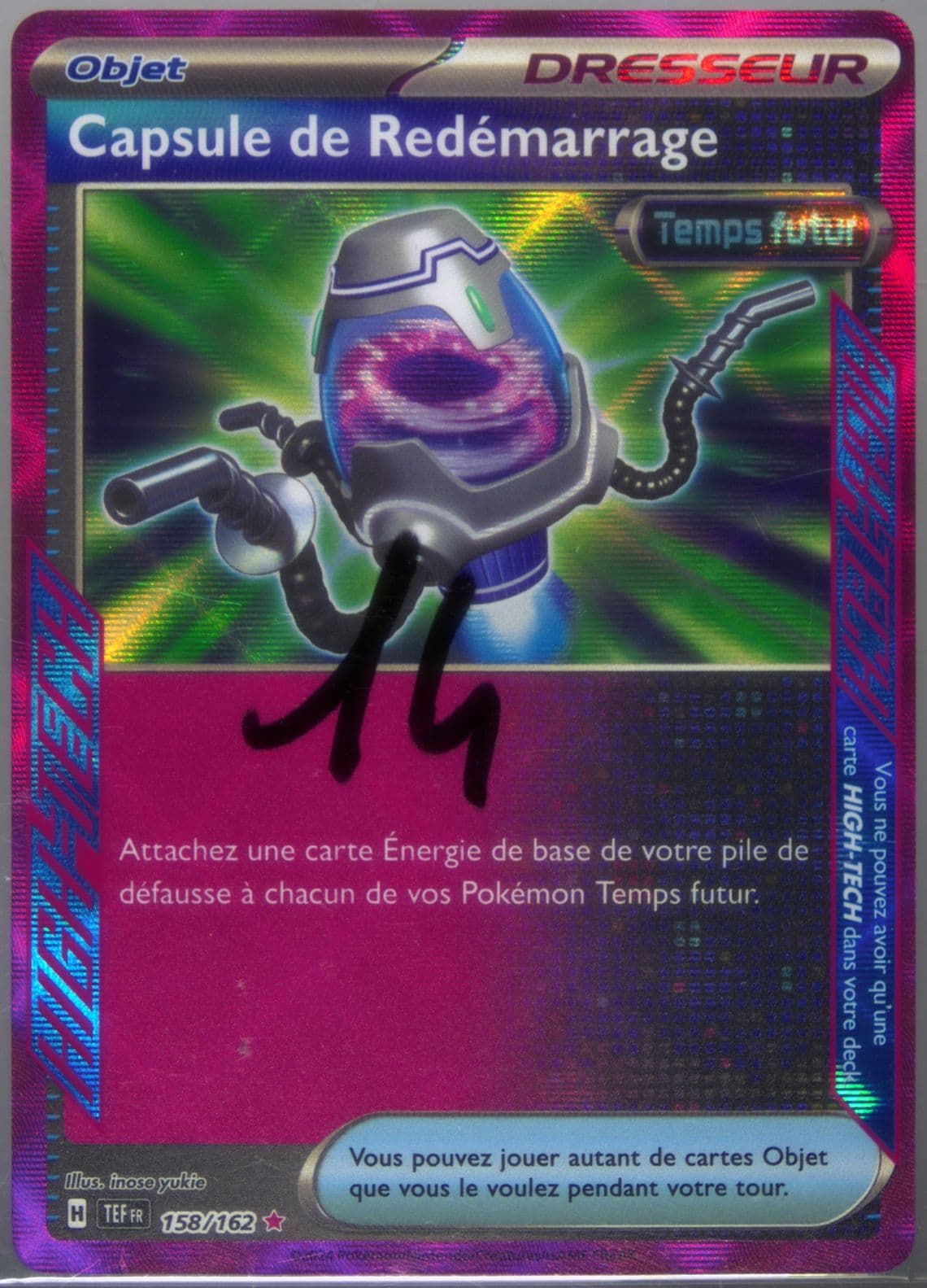 Reboot Pod (158) 2024 Pokemon French Tef FR-Temporal Forces