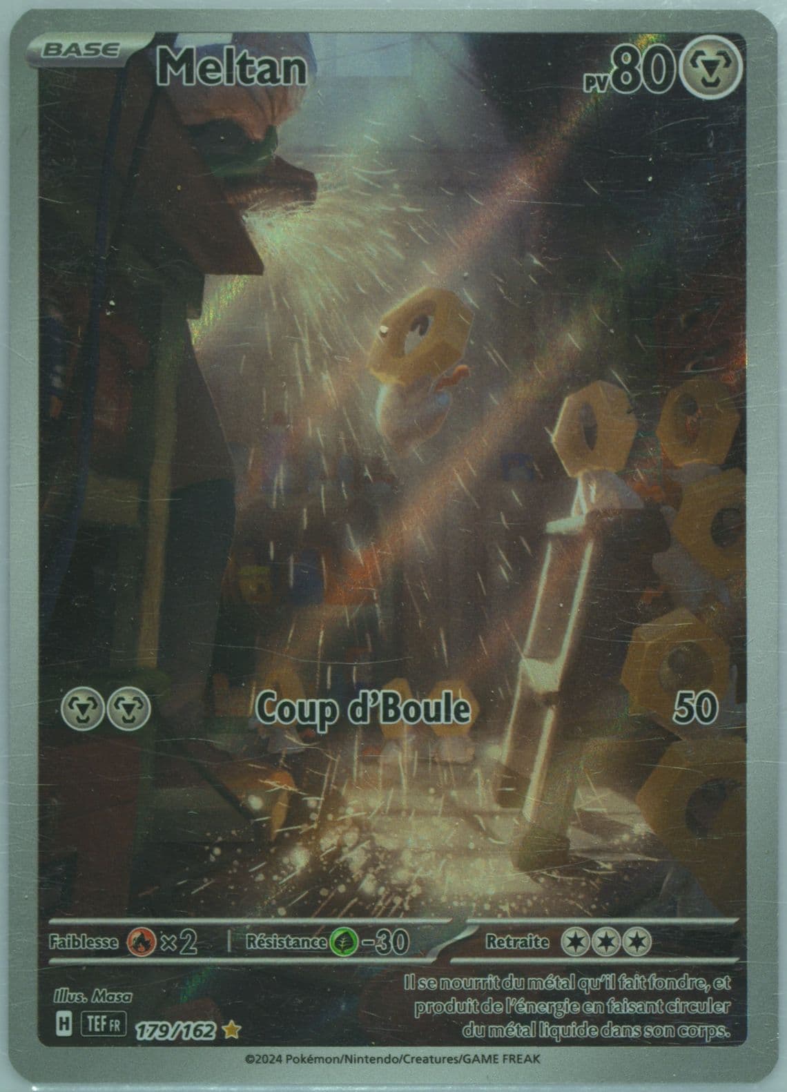 Meltan Illustration Rare (179) 2024 Pokemon French Tef FR-Temporal Forces
