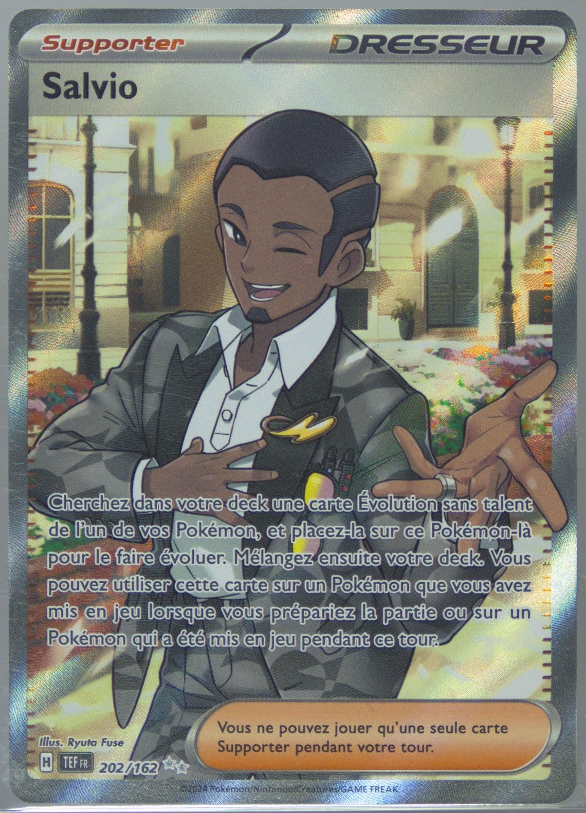 Salvatore Ultra Rare (202) 2024 Pokemon French Tef FR-Temporal Forces