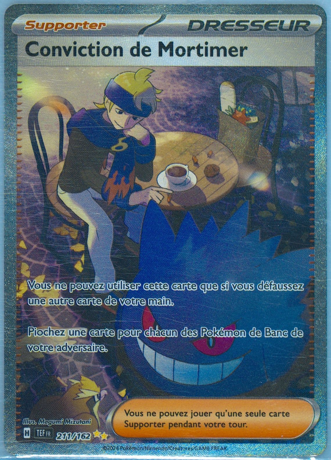 Morty's Conviction Special Illustration Rare (211) 2024 Pokemon French Tef FR-Temporal Forces