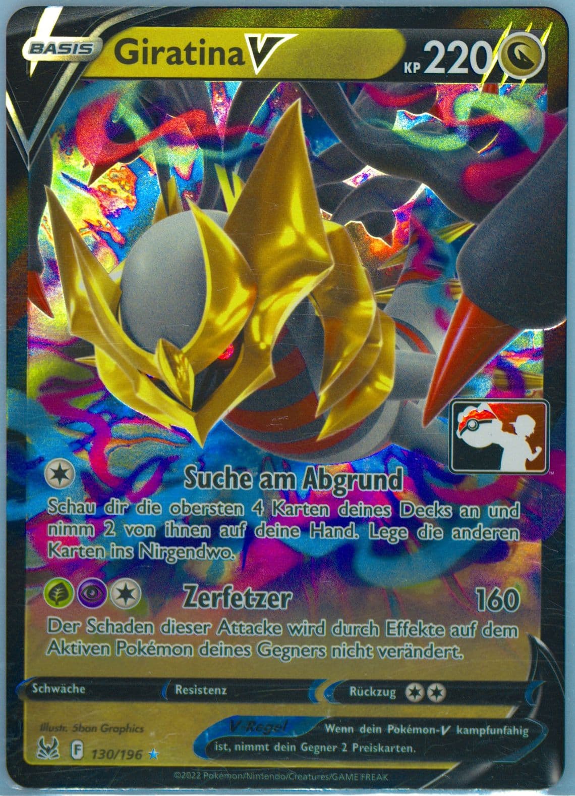 Giratina V German (130) 2023-2024 Pokemon Play! Pokemon Prize Pack