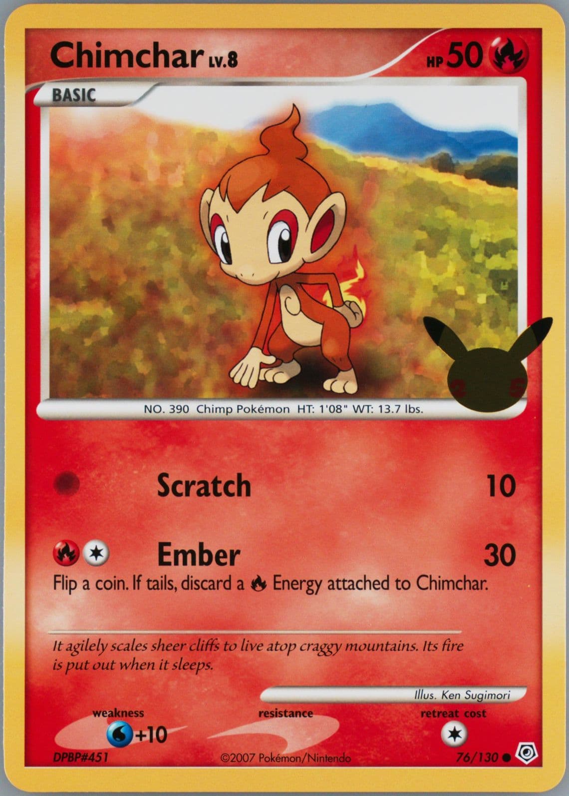 Chimchar (76) 2021 Pokemon First Partner Jumbos