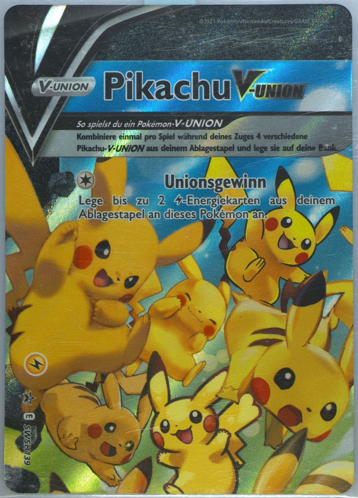 Pikachu V-Union Celebrations Collection-German (139) 2021 Pokemon Swsh Black Star Promo