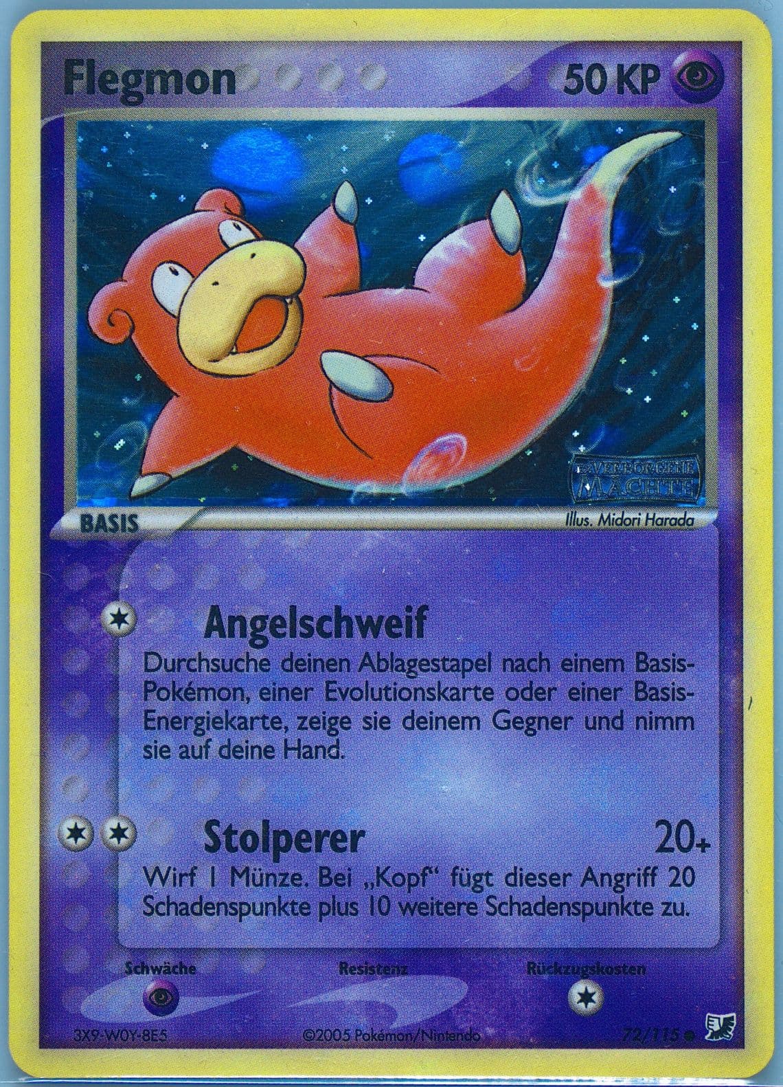 Flegmon-Reverse Foil German (72) 2005 Pokemon EX Unseen Forces