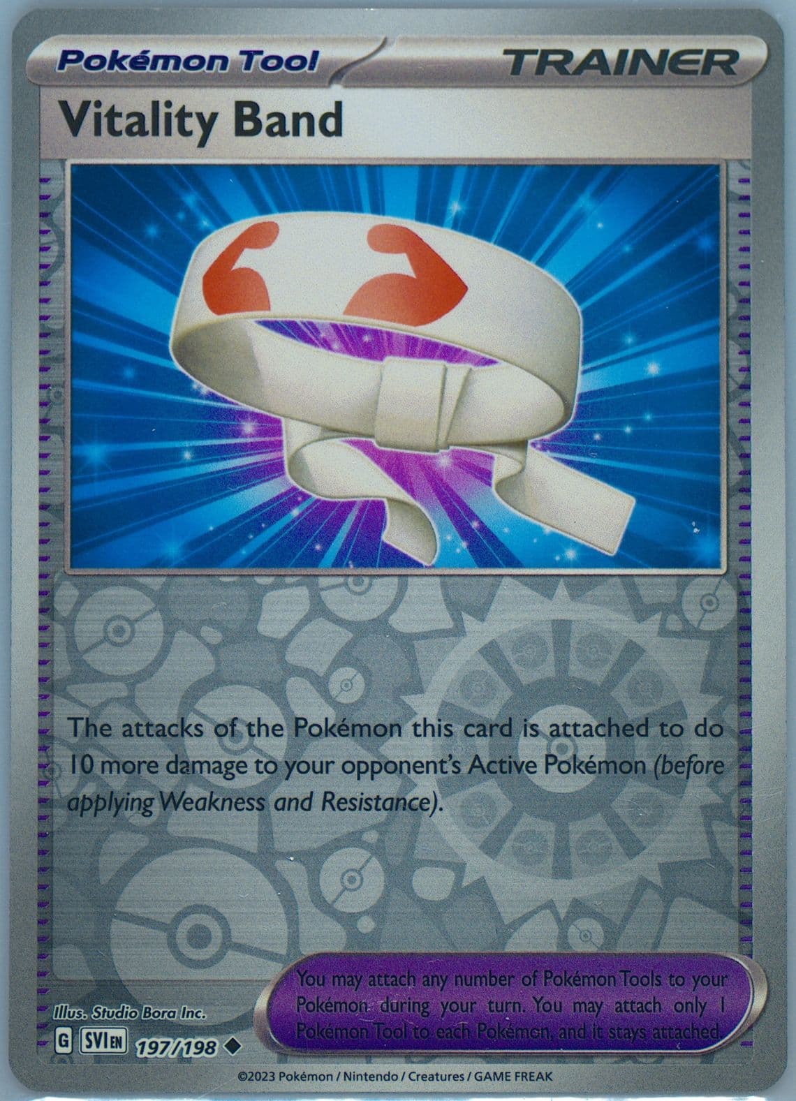 Vitality Band Reverse Holo (197) 2023 Pokemon Svi EN-Scarlet & Violet