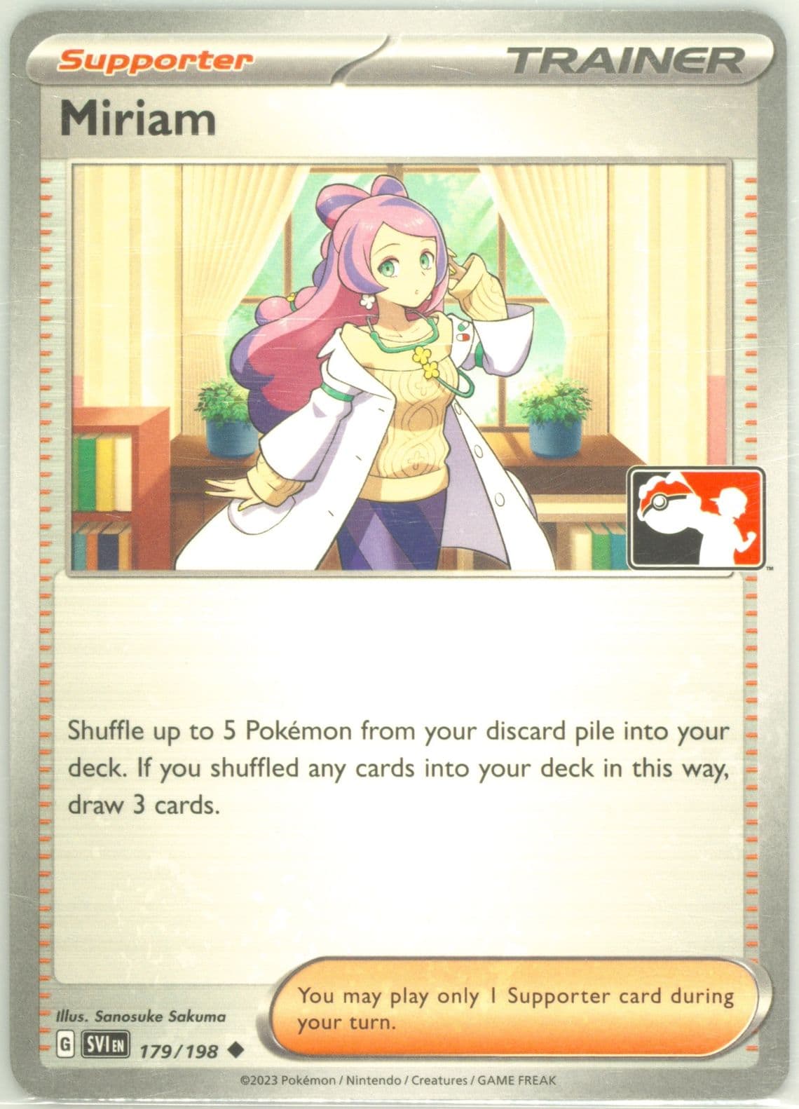 Miriam (179) 2023 Pokemon Play! Pokemon Prize Pack: Series 3