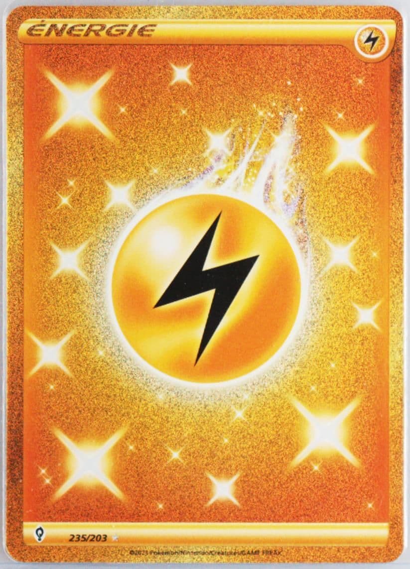 Lightning Energie French-Secret (235) 2021 Pokemon Sword & Shield Evolving Skies