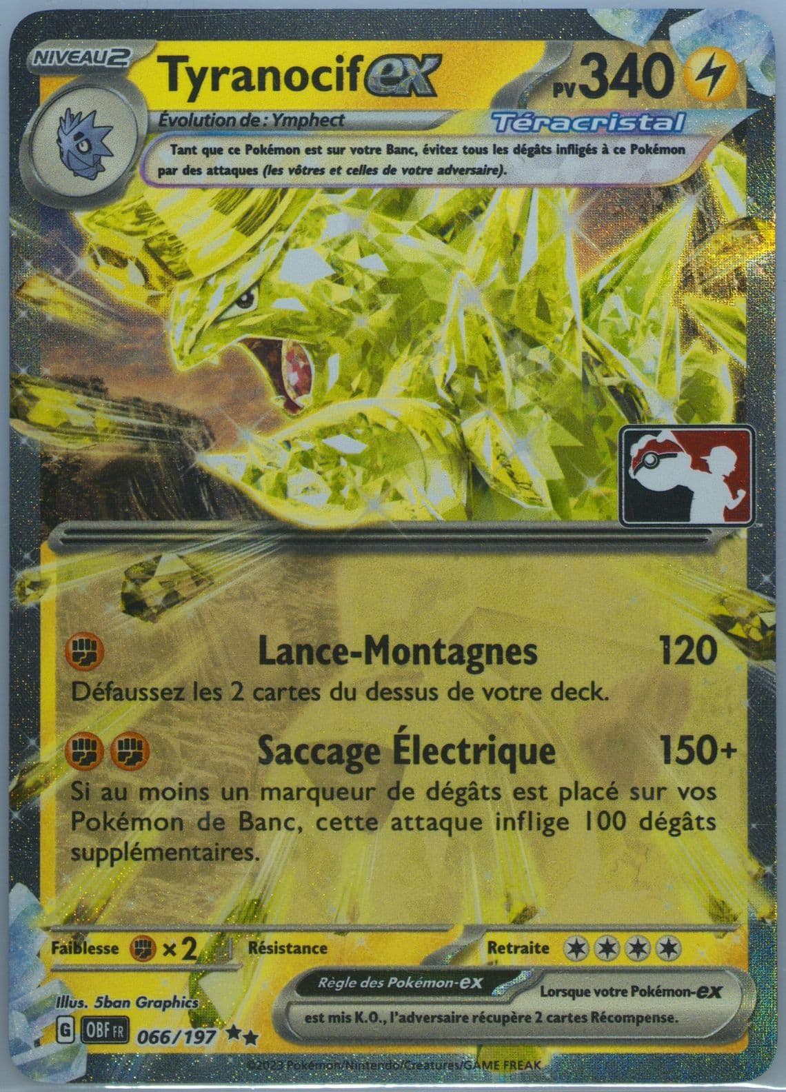 Tyranitar EX (066) 2024 Pokemon French Play! Pokemon Prize Pack: Series 4