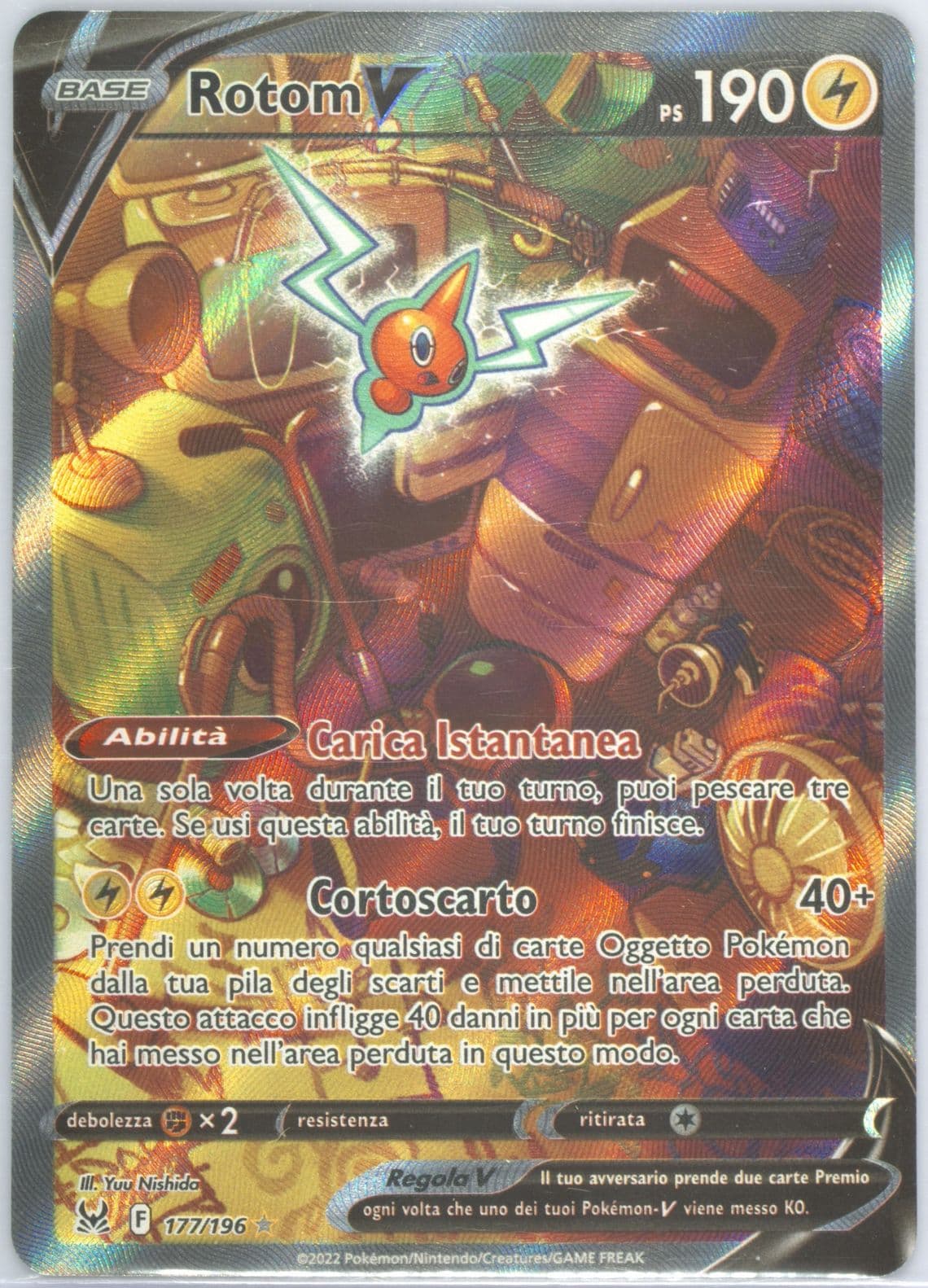 Full Art/Rotom V Italian (177) 2022 Pokemon Sword & Shield Lost Origin