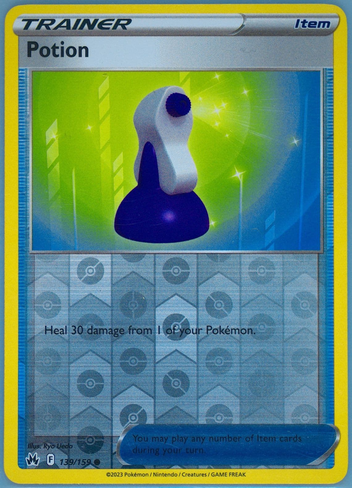 Potion-Reverse Foil (139) 2023 Pokemon Sword and Shield Crown Zenith
