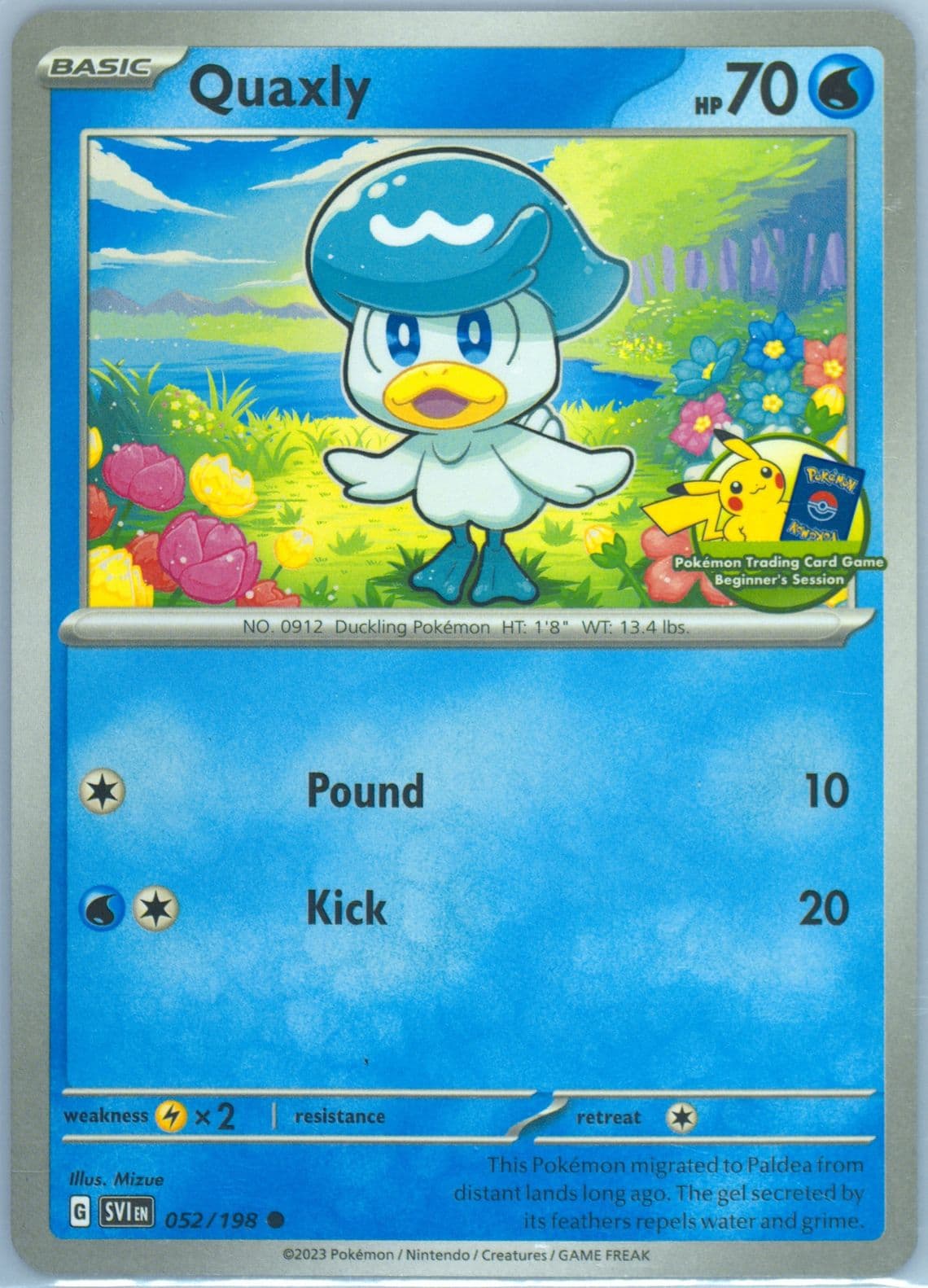 Quaxly Beginner's Session (052) 2023 Pokemon Svi EN-Scarlet & Violet