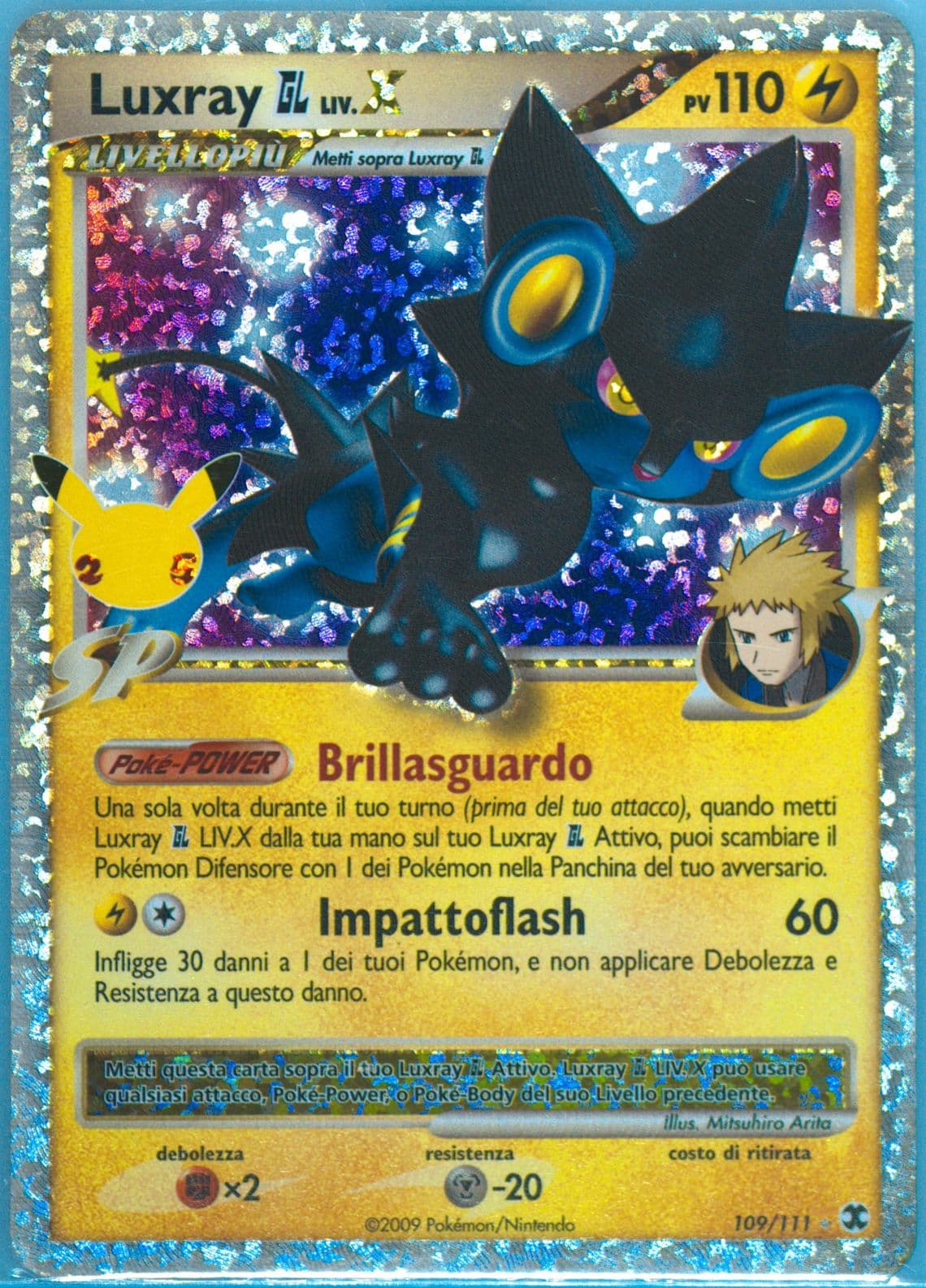 Luxray GL LIV.X-Holo Italian (109) 2021 Pokemon Celebrations Classic Collection