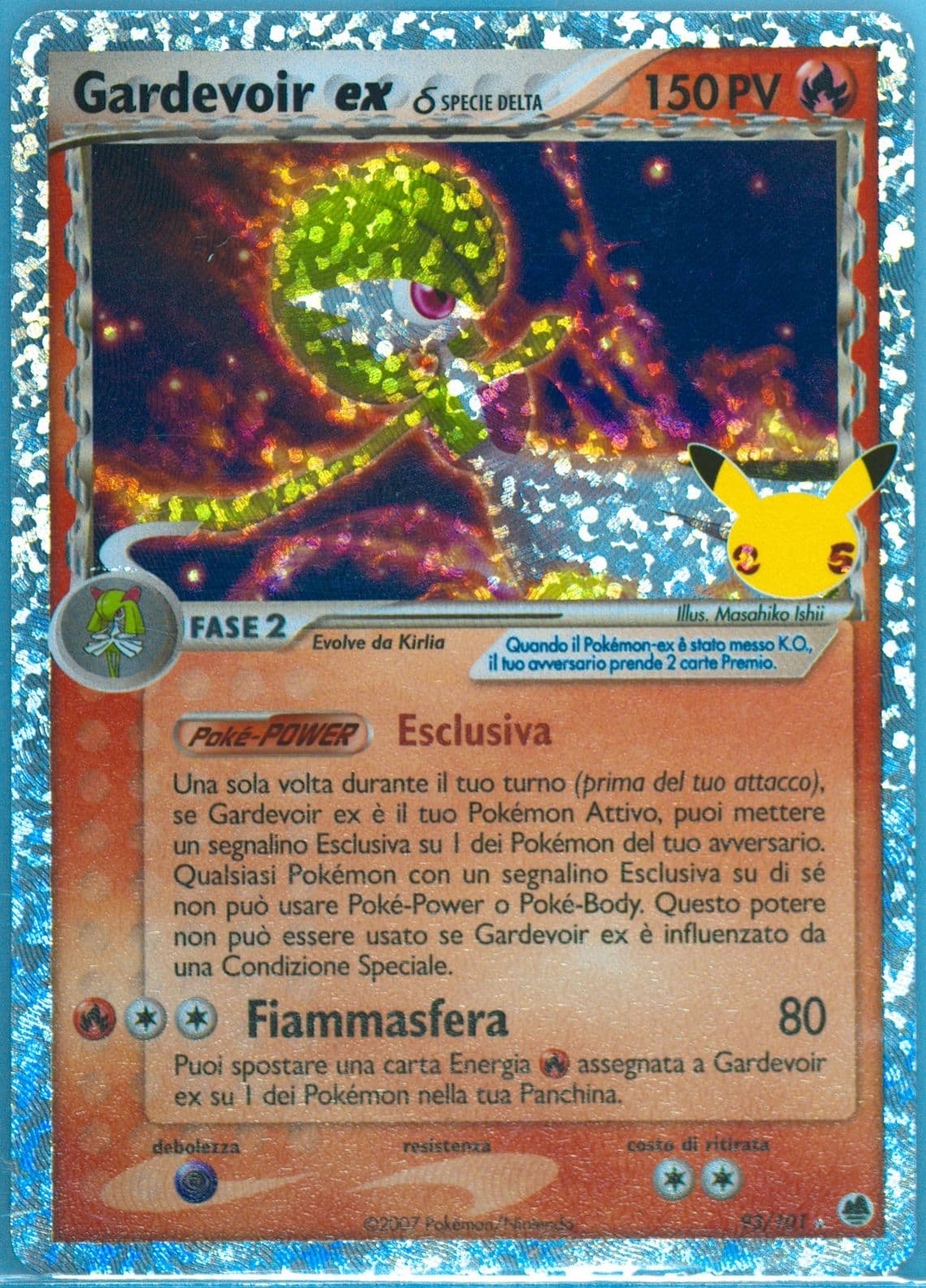 Gardevoir EX-Holo Italian (93) 2021 Pokemon Celebrations Classic Collection