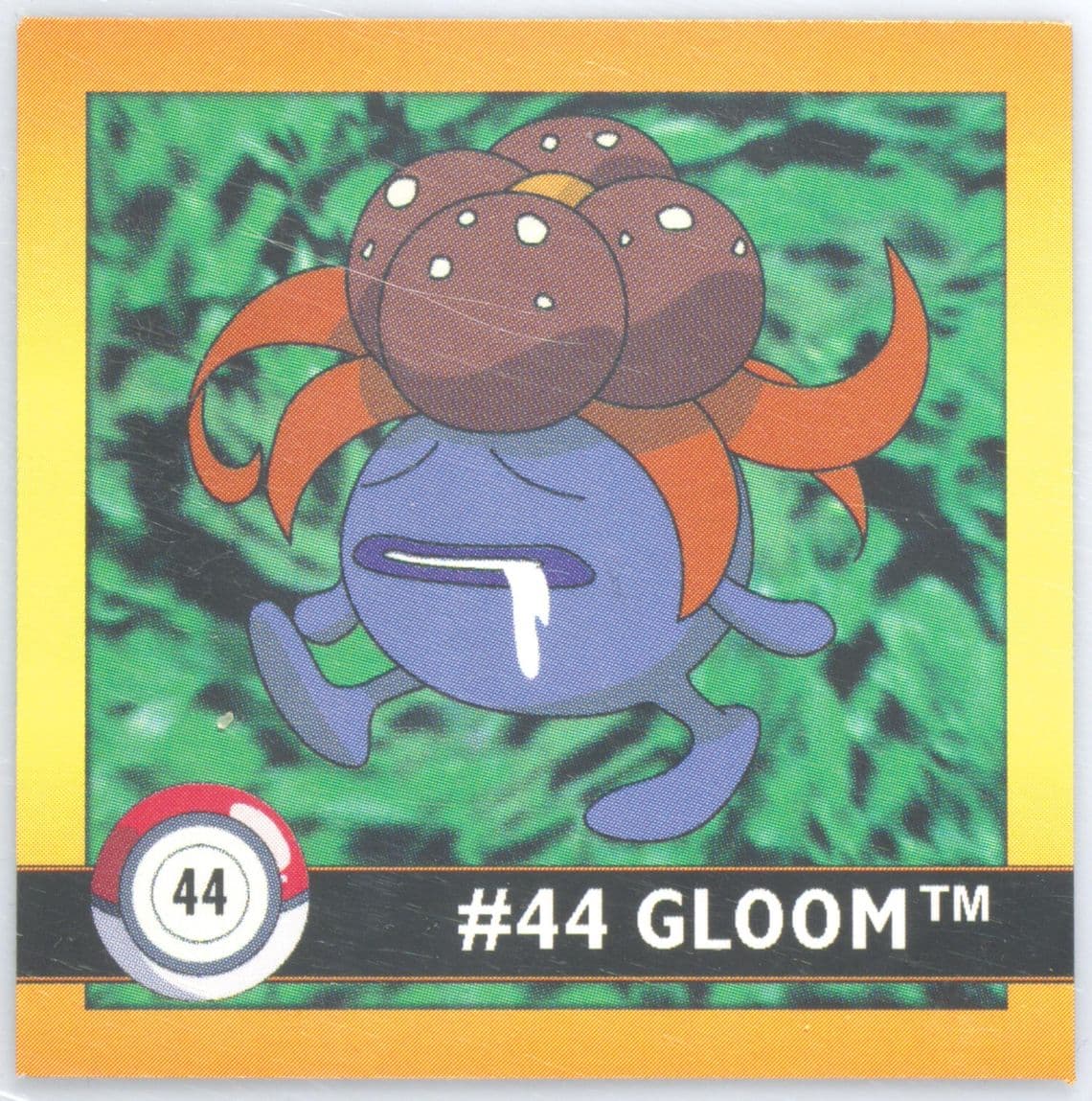 Gloom (44) 1999 Pokemon Stickers Series 1