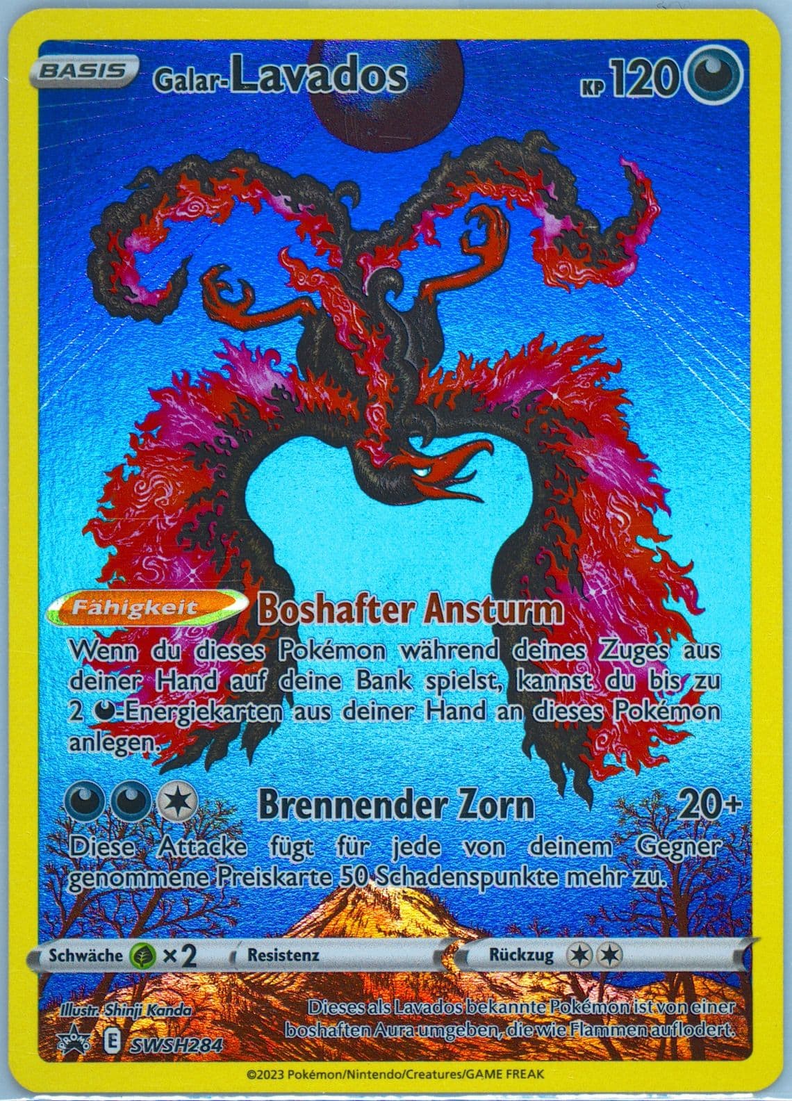 Galar-Lavados Crown Zenith Tin-German (284) 2023 Pokemon Swsh Black Star Promo