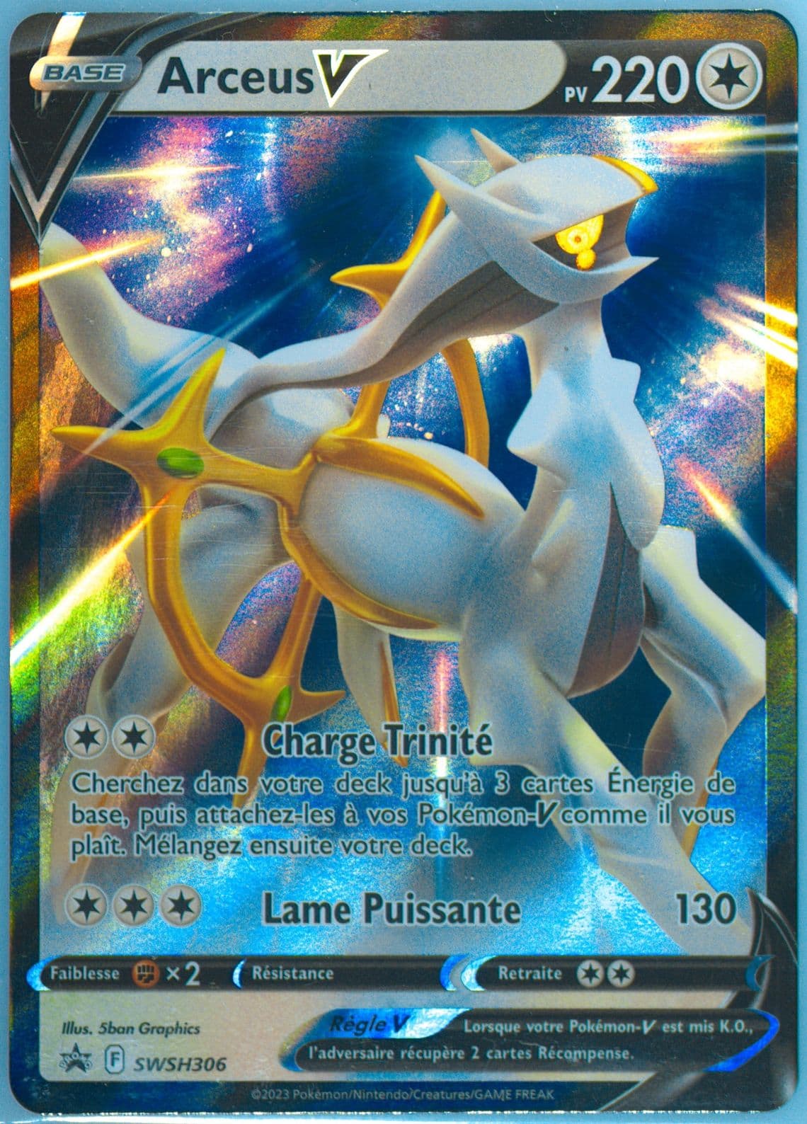 Arceus V Trainer's Toolkit-French (306) 2023 Pokemon Swsh Black Star Promo