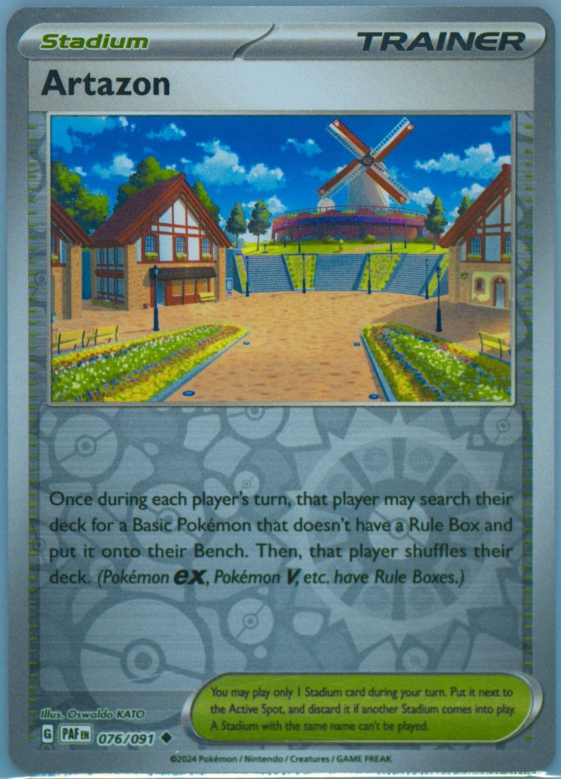 Artazon Reverse Holo (076) 2024 Pokemon Paf EN-Paldean Fates