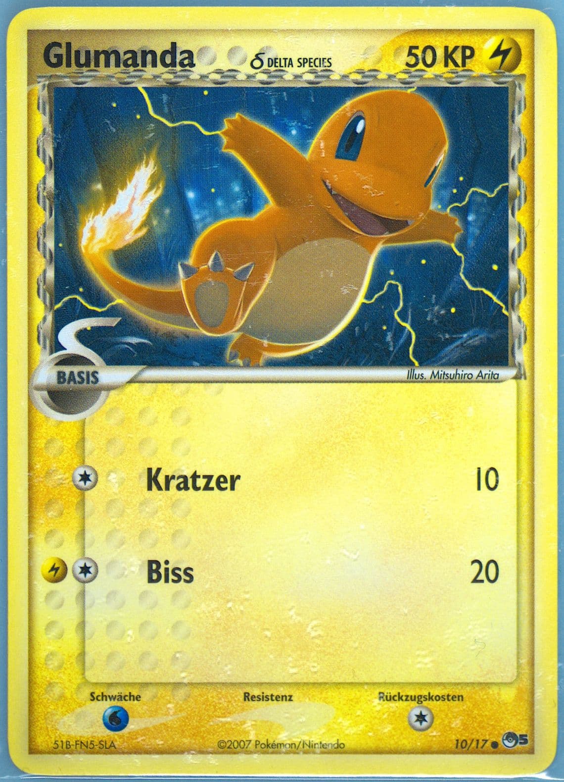 Glumanda German (10) 2007 Pokemon Pop Series 5