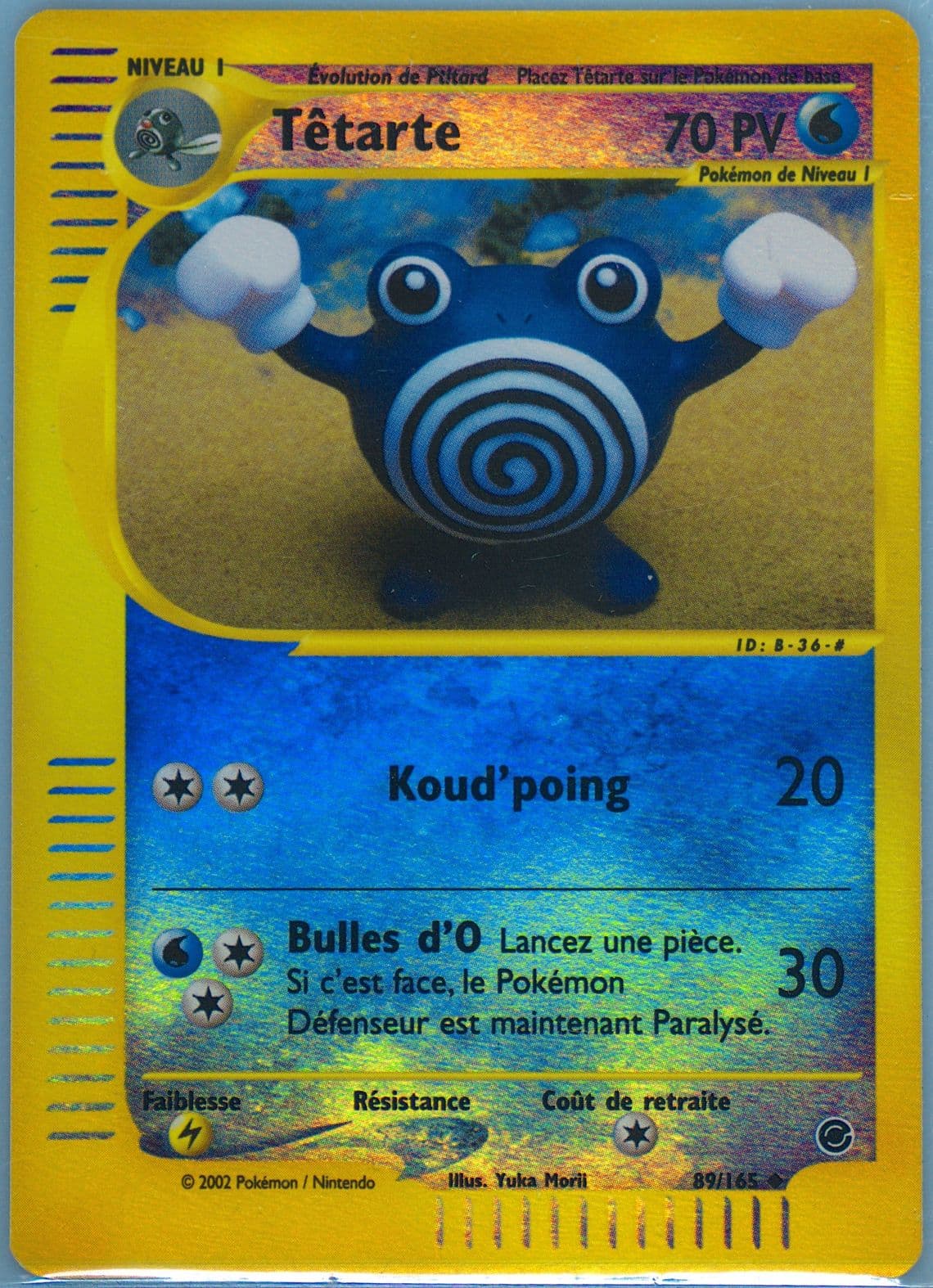 Tetarte-Reverse Foil (89) 2003 Pokemon French Expedition