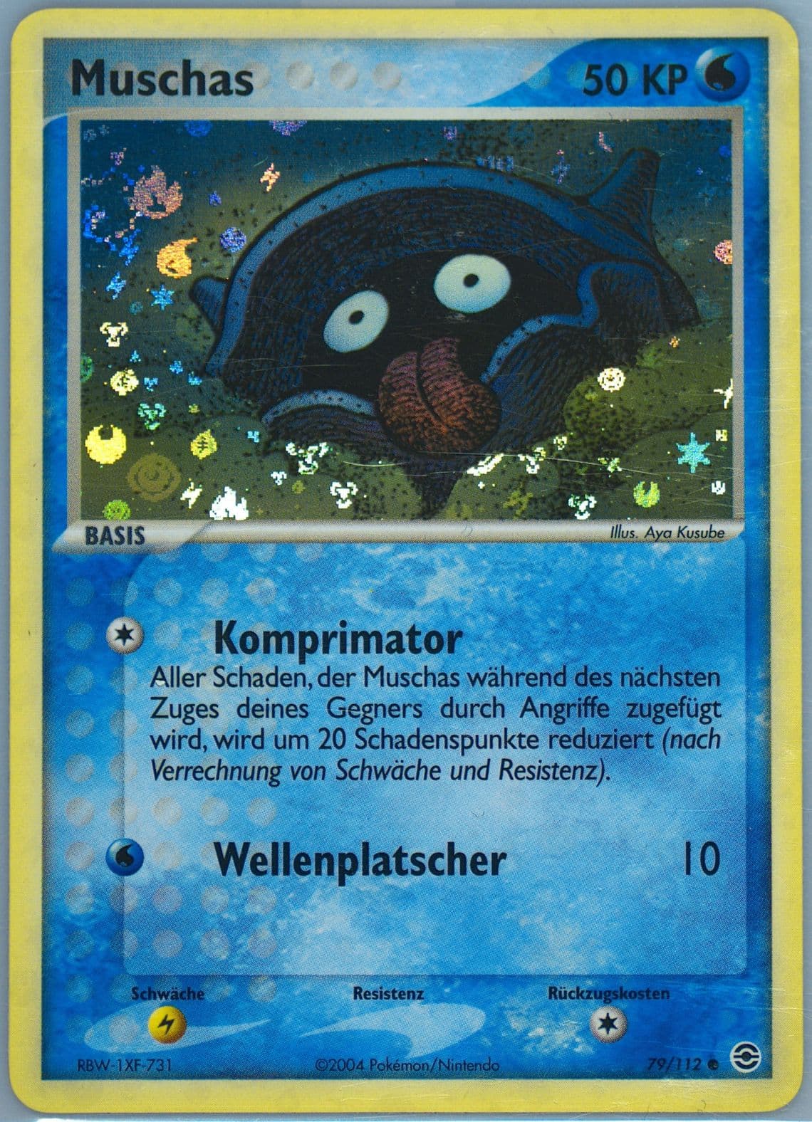 Muschas-Reverse Foil German (79) 2004 Pokemon EX Fire Red & Leaf Green