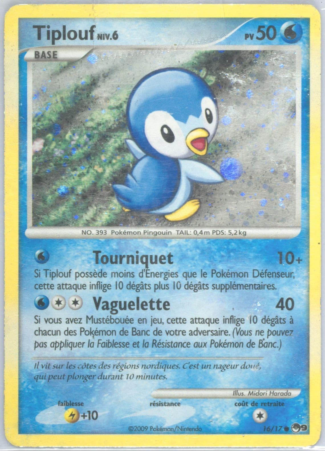 Tiplouf-Holo French (16) 2009 Pokemon Pop Series 9