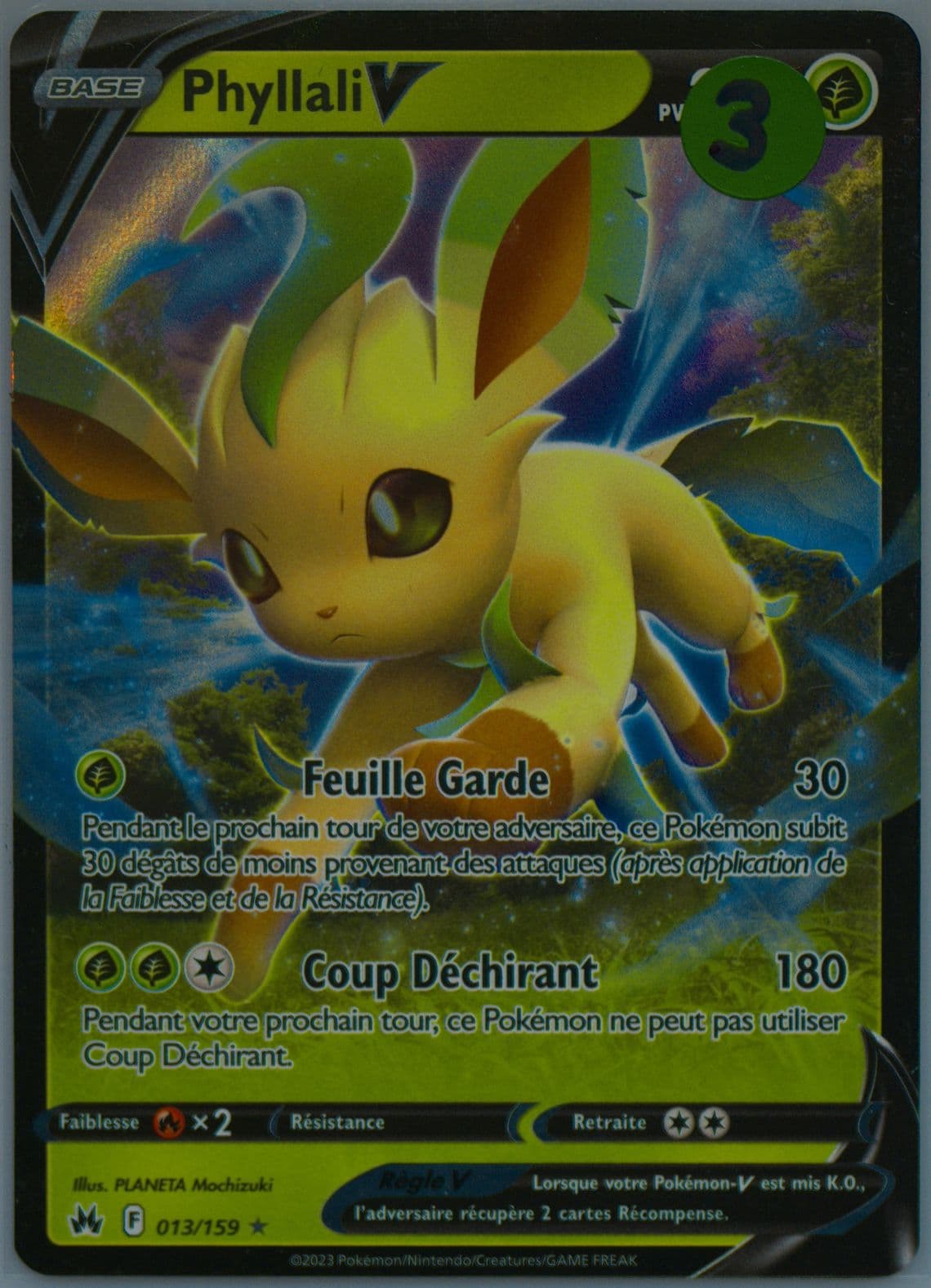 Phyllali V French (013) 2023 Pokemon Sword and Shield Crown Zenith