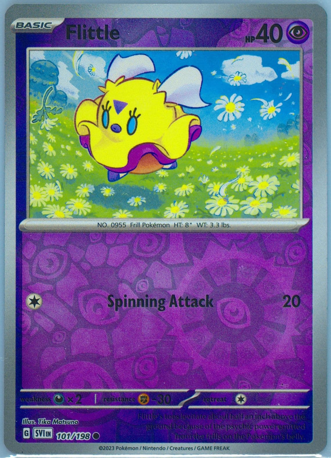 Flittle Reverse Holo (101) 2023 Pokemon Svi EN-Scarlet & Violet