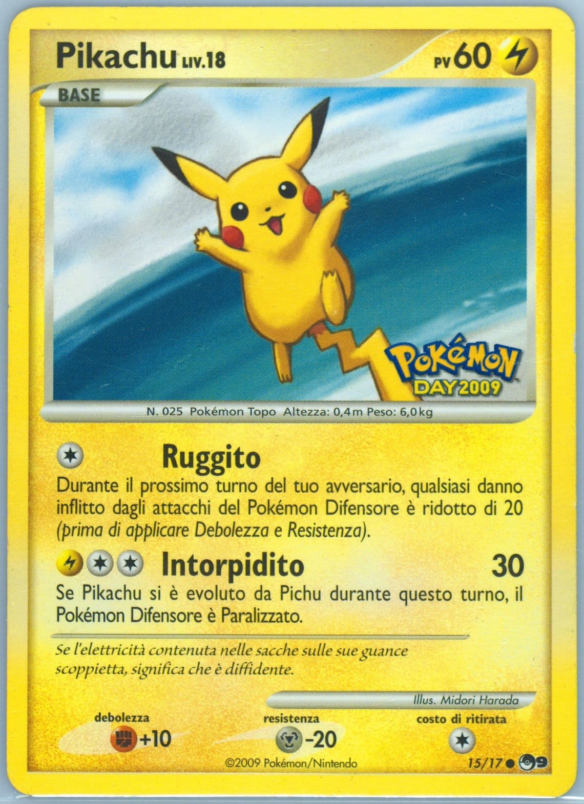 Pikachu Pokemon Day 2009-Italian (15) 2009 Pokemon Pop Series 9