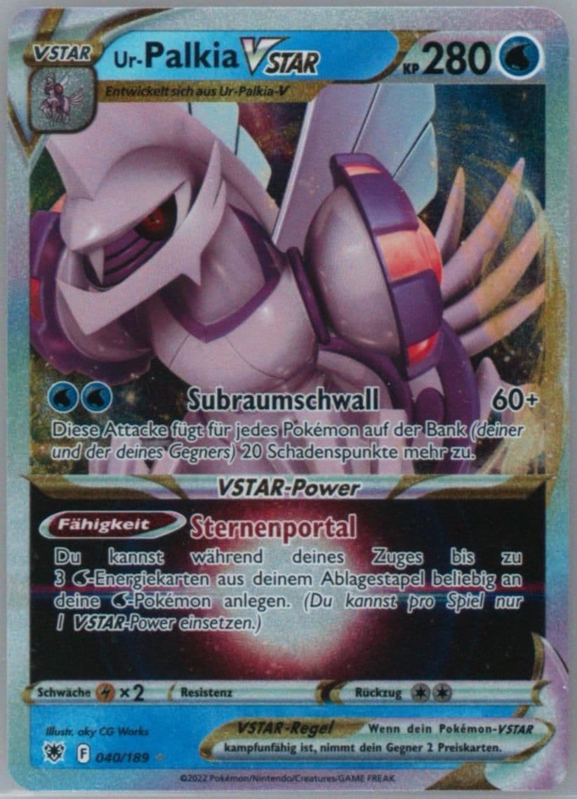 UR-Palkia Vstar German (040) 2022 Pokemon Sword & Shield Astral Radiance