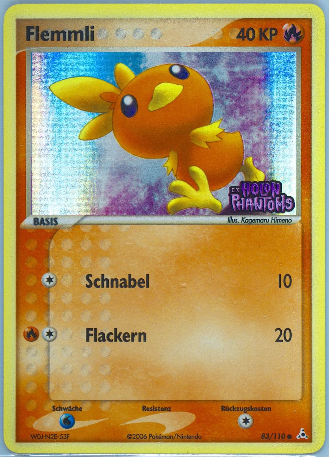 Flemmli-Reverse Foil German (83) 2006 Pokemon EX Holon Phantoms