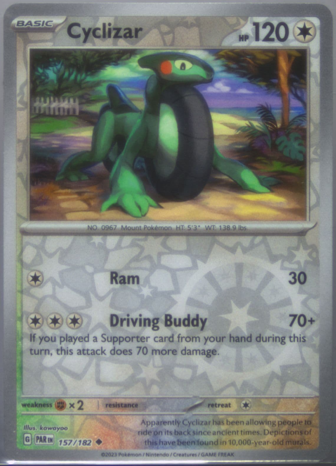 Cyclizar Reverse Holo (157) 2023 Pokemon Par EN-Paradox Rift