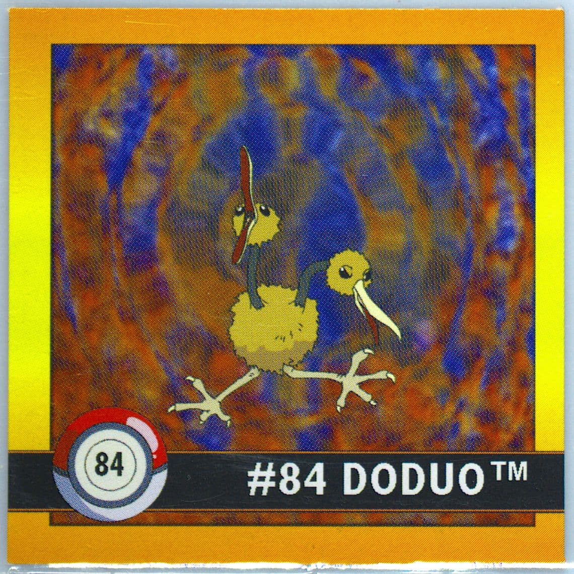 Doduo (84) 1999 Pokemon Stickers Series 1