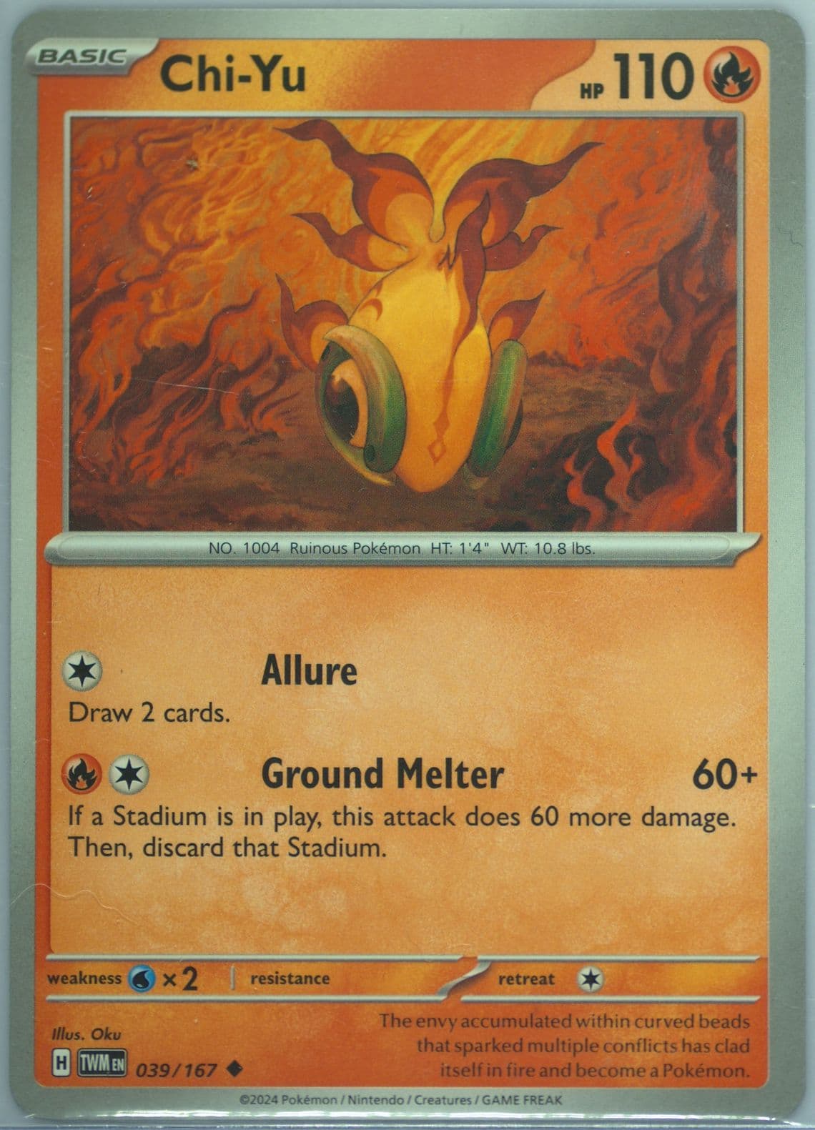 Chi-YU (039) 2024 Pokemon Twm EN-Twilight Masquerade