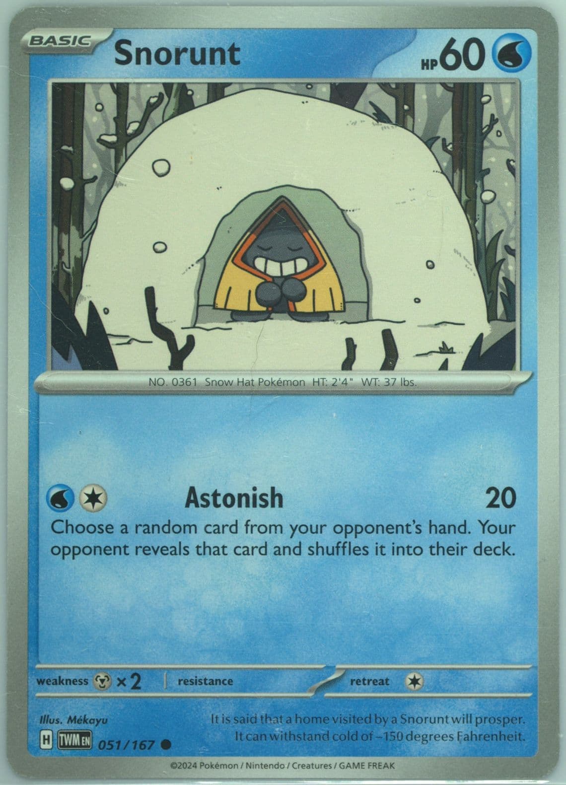 Snorunt (051) 2024 Pokemon Twm EN-Twilight Masquerade