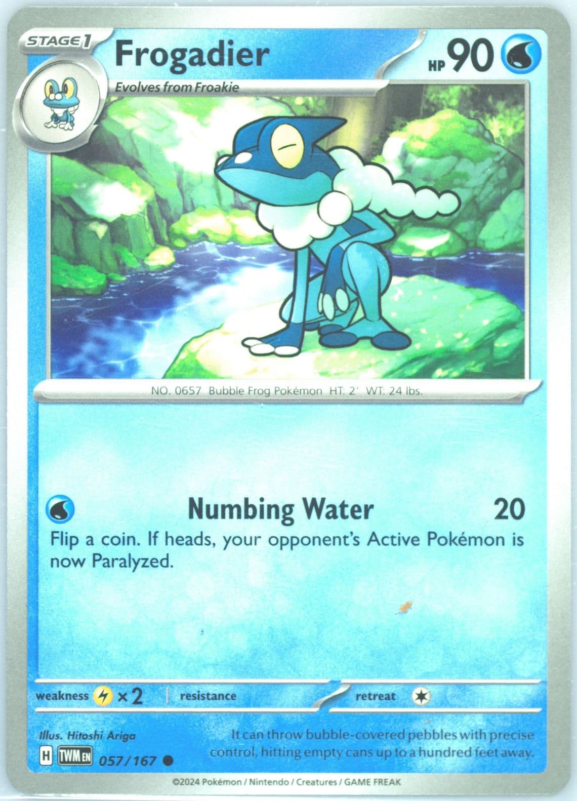 Frogadier (057) 2024 Pokemon Twm EN-Twilight Masquerade