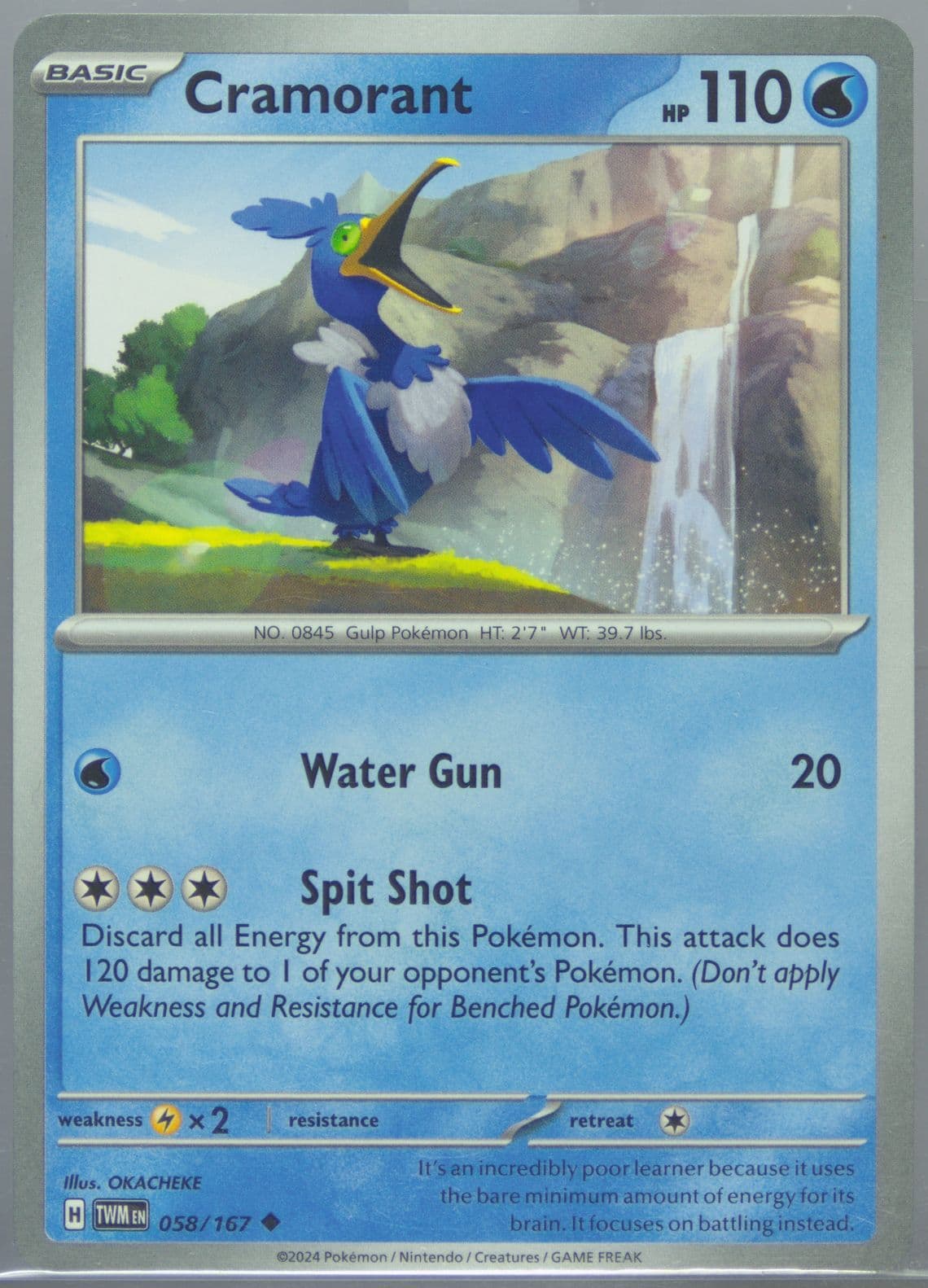 Cramorant (058) 2024 Pokemon Twm EN-Twilight Masquerade