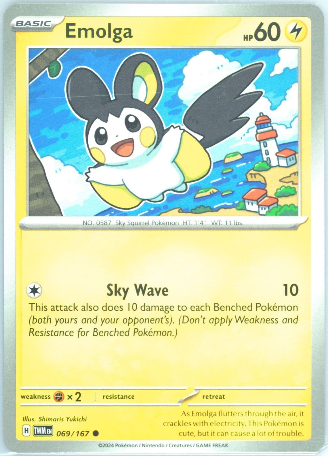 Emolga (069) 2024 Pokemon Twm EN-Twilight Masquerade